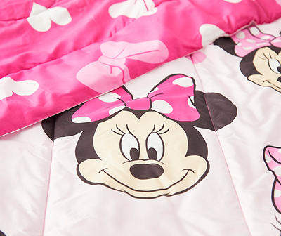 Pink Minnie Mouse Twin Comforter