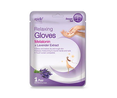Relaxing Gloves with Melatonin & Lavender, 1-Pair