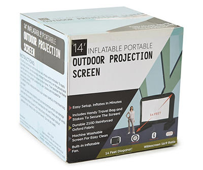14' Inflatable Portable Outdoor Projection Screen
