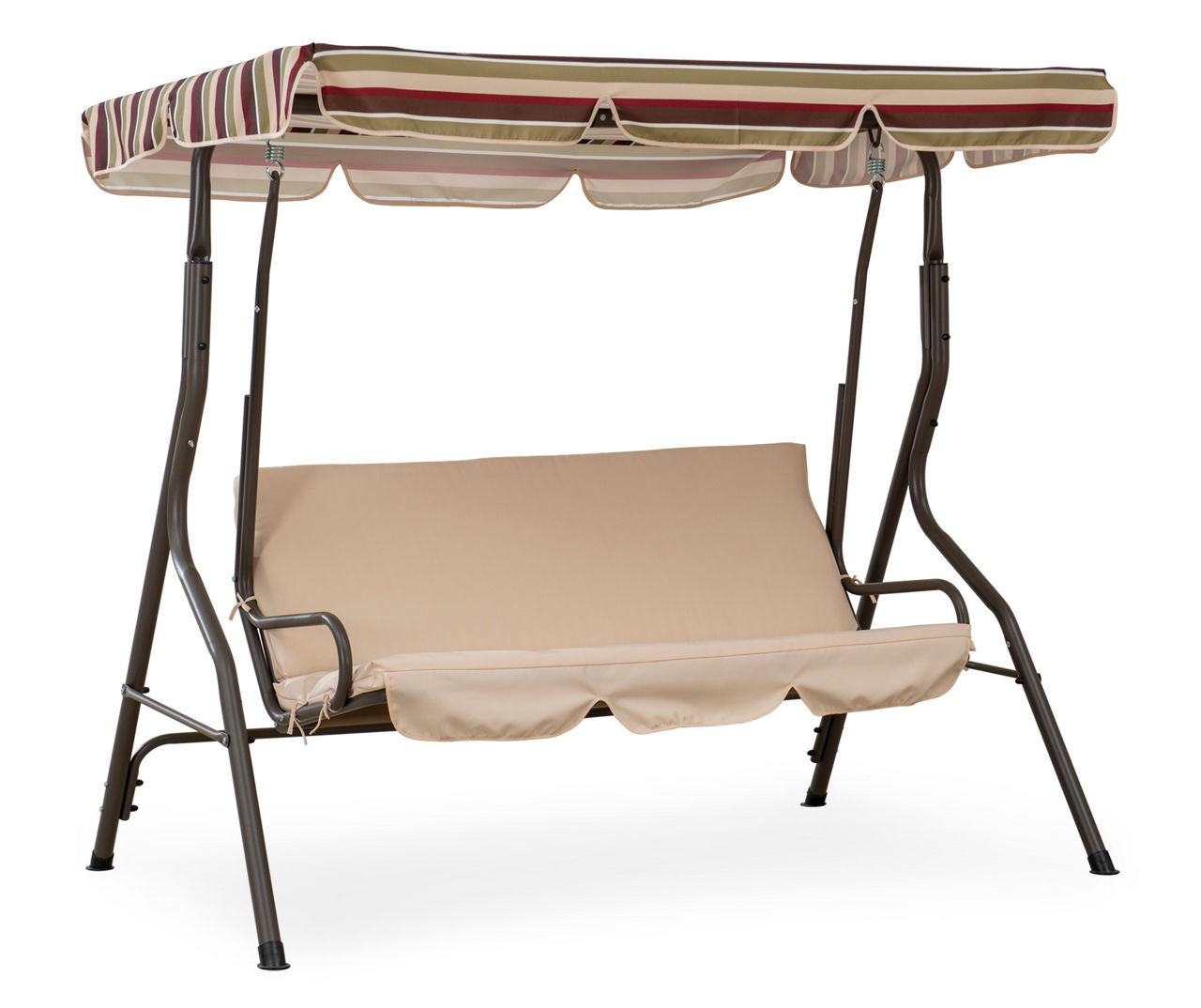 Patio swing with cheap canopy big lots