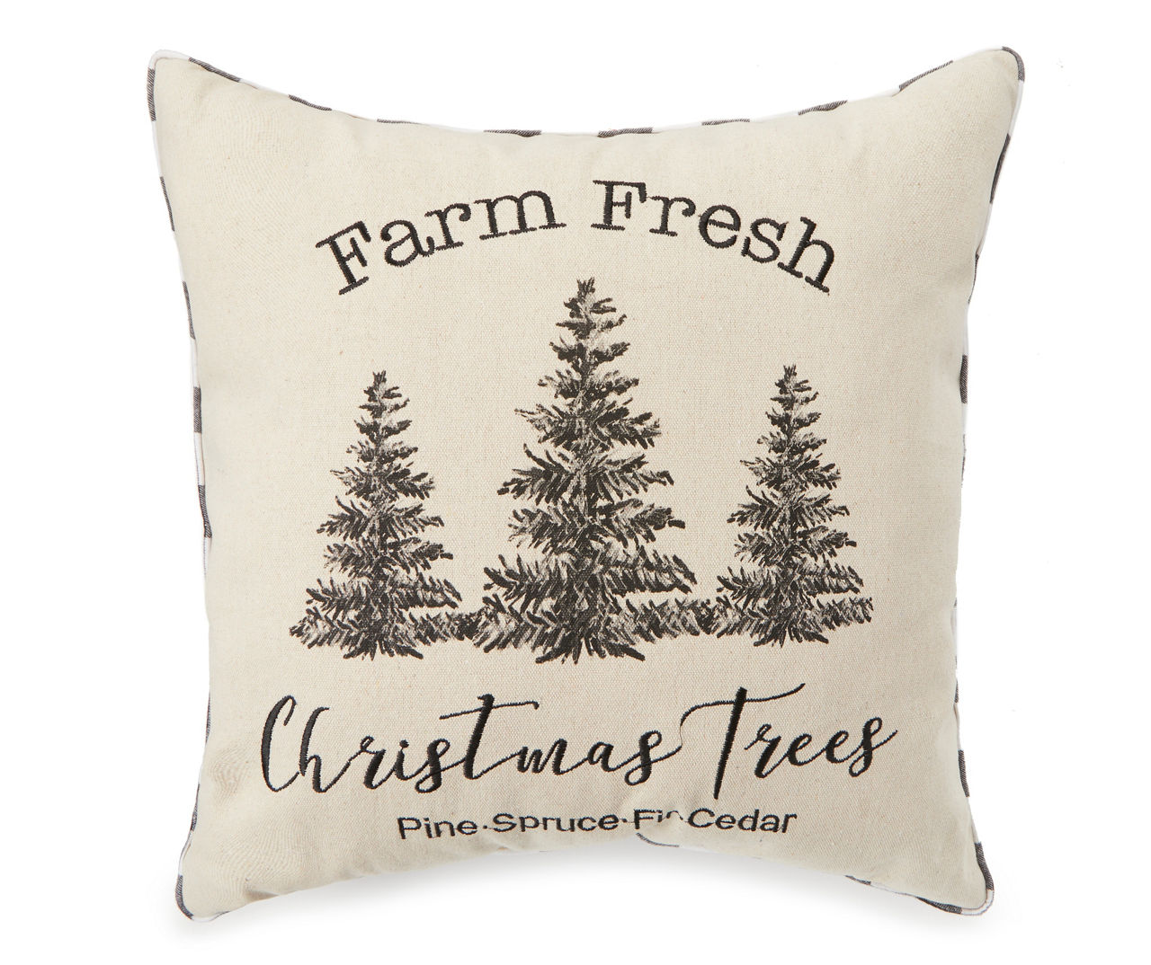 Christmas Farmhouse Linen Pillow, Farmhouse Barn Pillows
