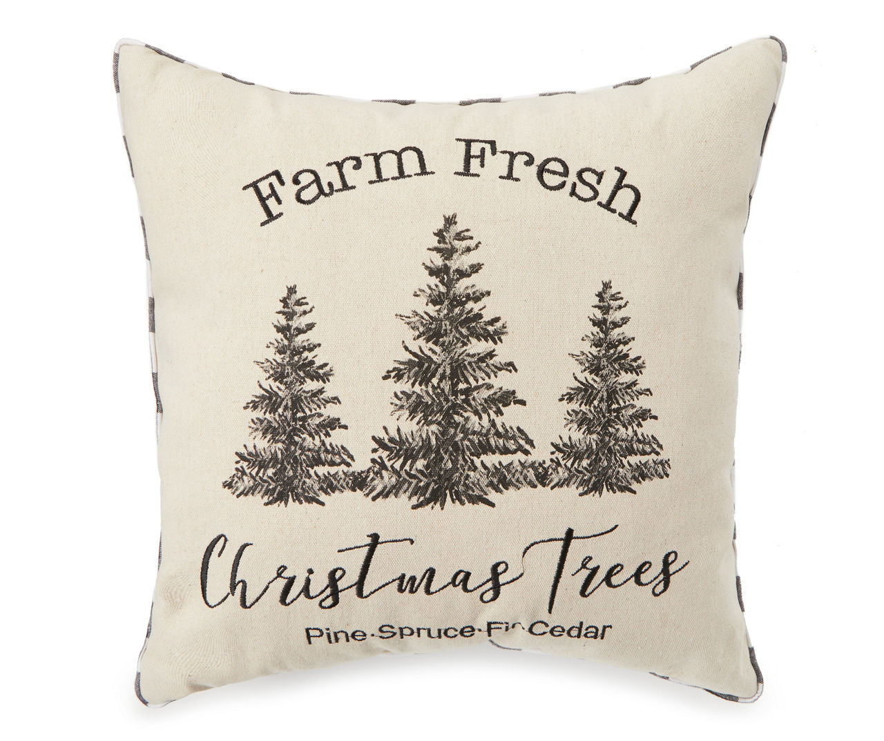 Farm Fresh Christmas Trees Pillow Cover - One Cozy Home