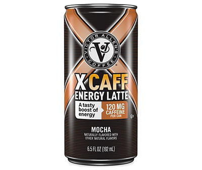 Xcaff Mocha Energy Latte Drink, 6.5 Fl. Oz.