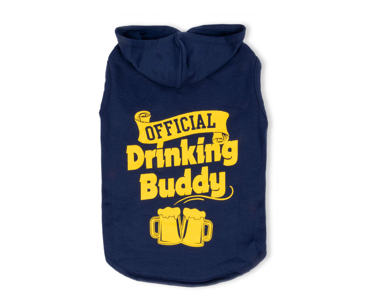 Pet Large "Official Drinking Buddy" Beer Mugs Hoodie