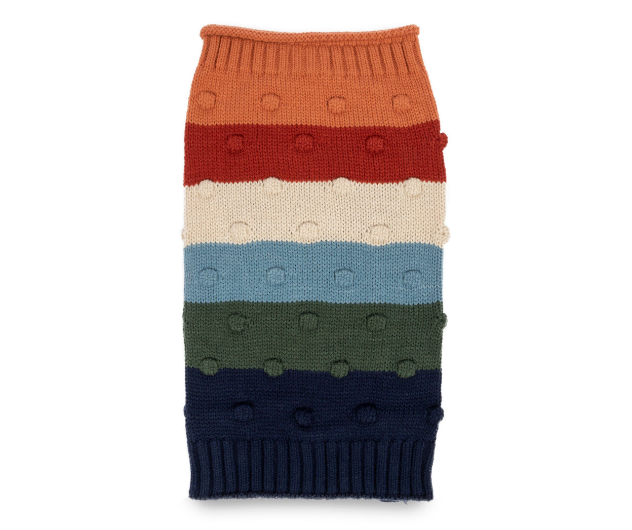Pet Medium Multicolor Chunky Bobble Stripe Sweater