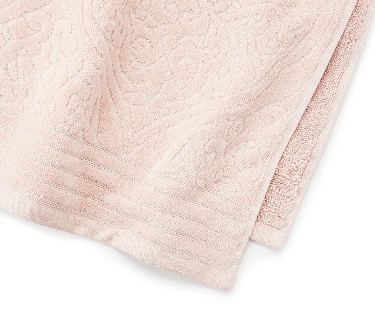 Z&H Pink & Yellow Stripe Cotton Bath Towel Set, Best Price and Reviews