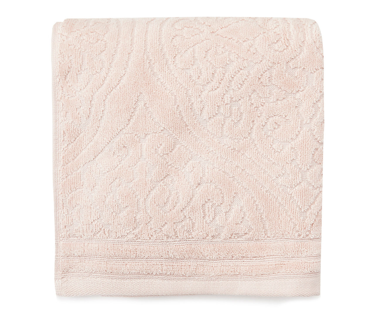 Pink Egyptian Cotton Jacquard Hand Towel