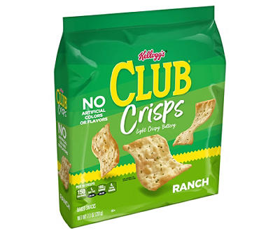 Crisps Ranch Baked Snack Crackers, 7.1 Oz.