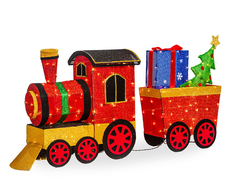 Outdoor on sale christmas train