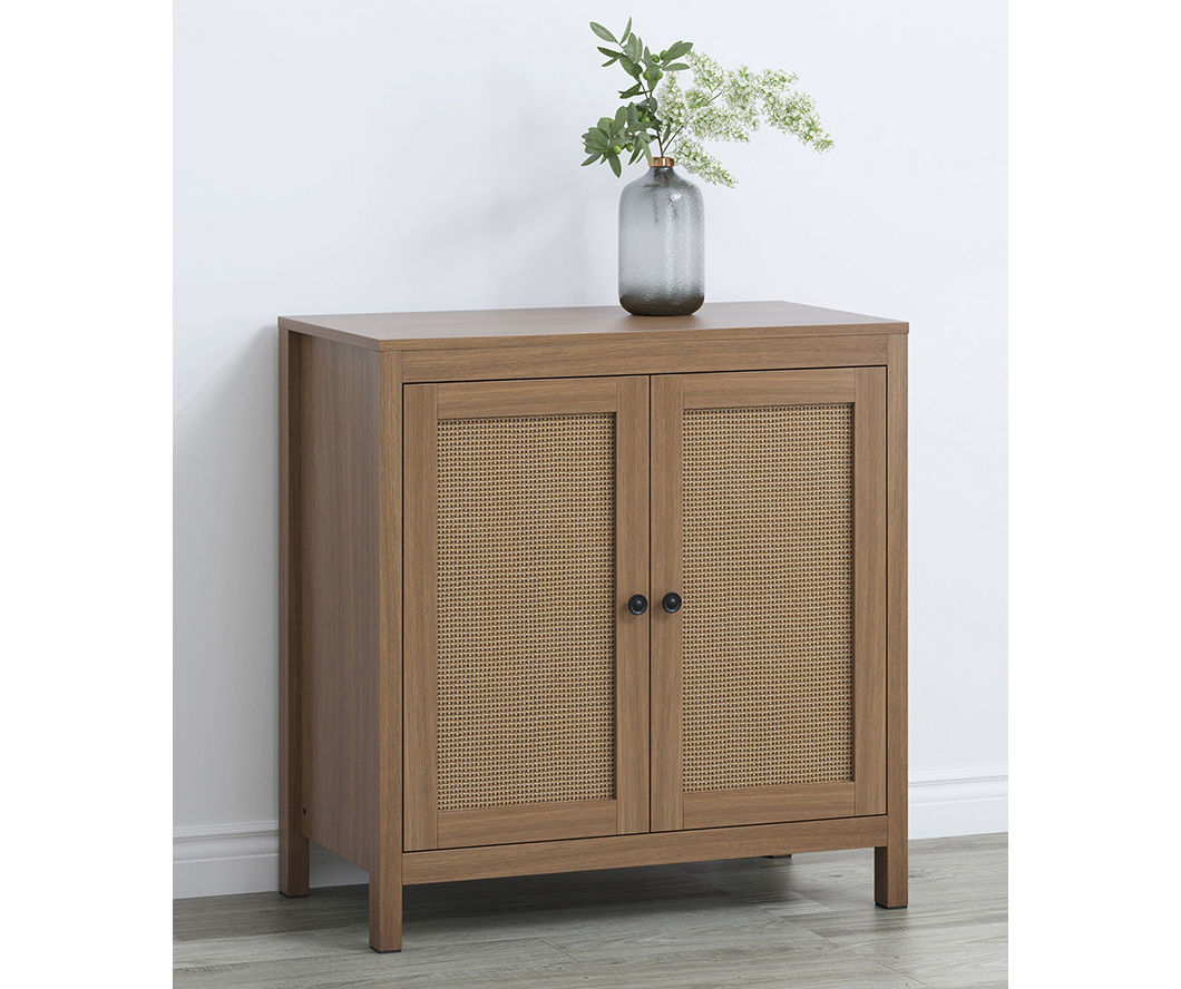 Two-Door Wood Storage Cabinet