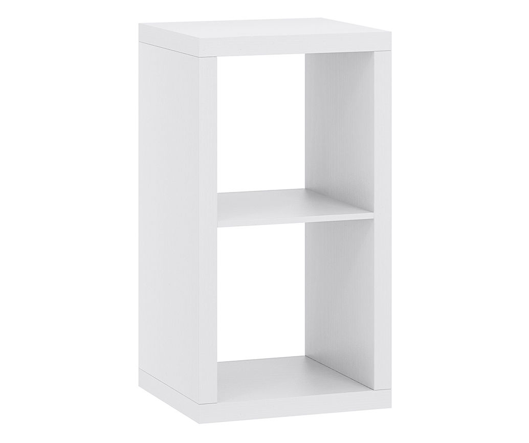 Real Living Free Spirit White 2-Cube Storage Shelf