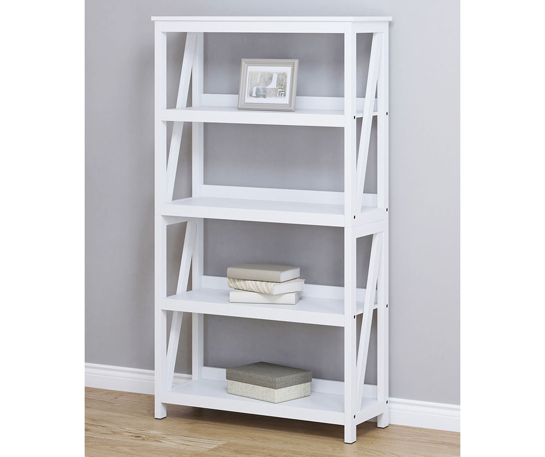 Real Living Alderwood Brown 5-Shelf Bookcase