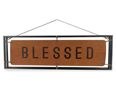 BLESSED PU WALL D�COR