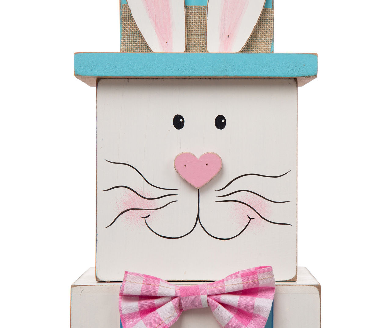 Uncle Sam & Easter Bunny Stacking Block Decor