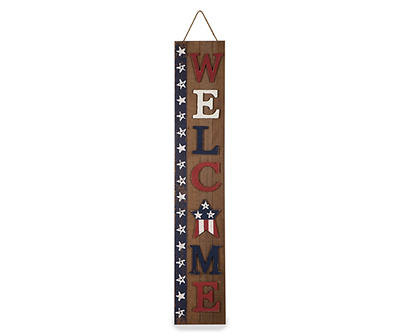 WELCOME STARS PORCH SIGN