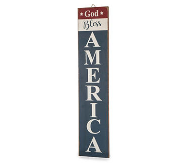 "God Bless America" Porch Sign