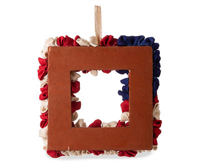 Americana Square Fabric Wreath
