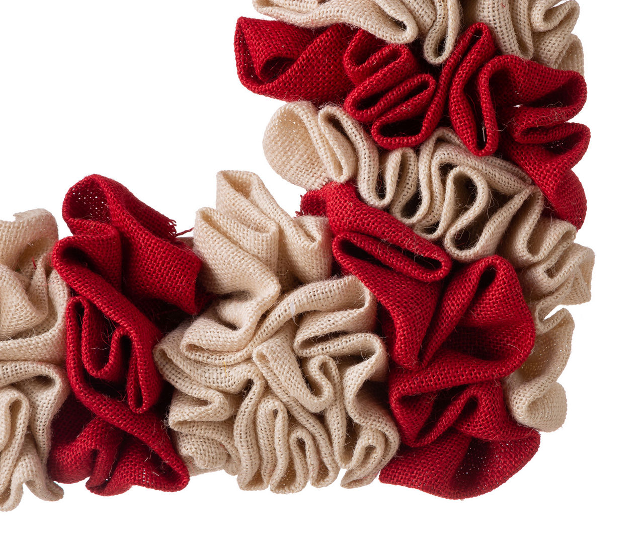 Americana Square Fabric Wreath