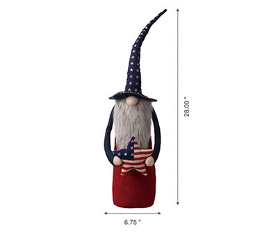 Patriotic Gnome Shelf Decor