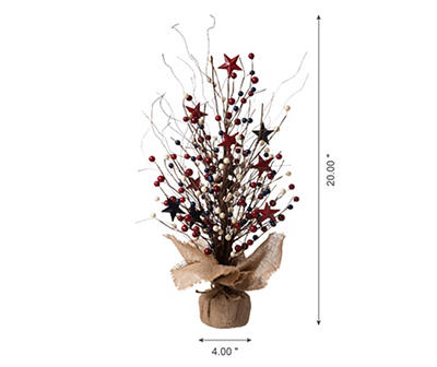 Americana Berry & Twig Tabletop Decor