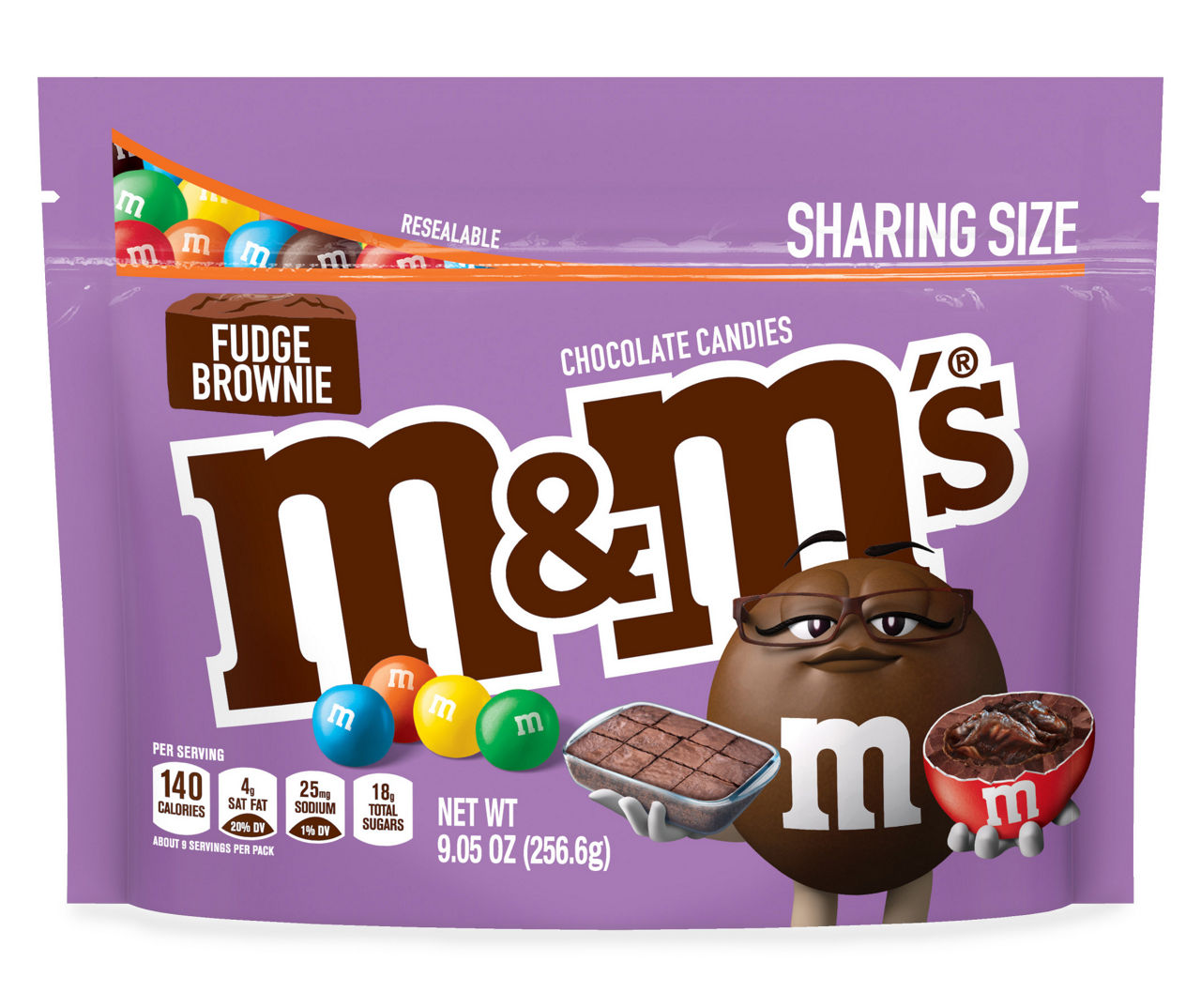 M&M'S Fudge Brownie Chocolate Valentine Candy Bag, 9.5 oz - Fry's Food  Stores