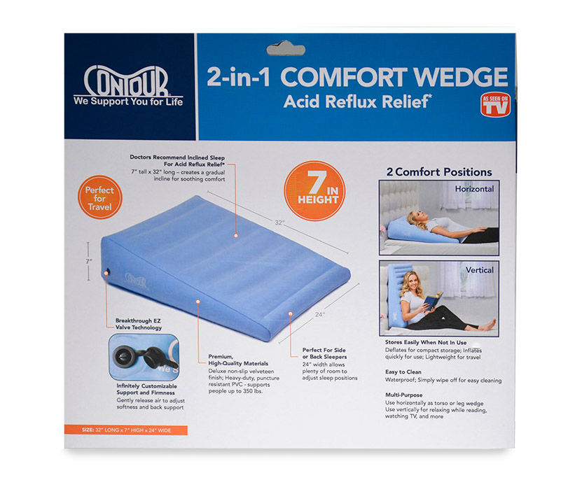 Contour 2-in-1 Leg Relief Wedge Support Pillow 