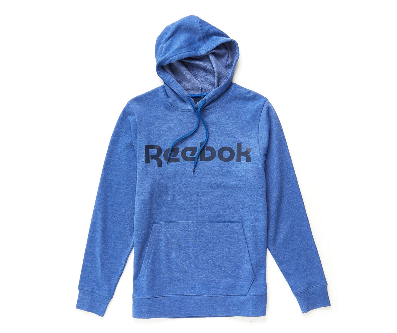 Reebok Men s Large Blue Logo Fleece Hoodie Big Lots