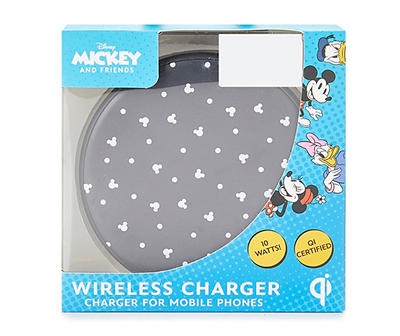 Mickey & Friends Polka Dot Mickey Mouse Print Wireless Charger