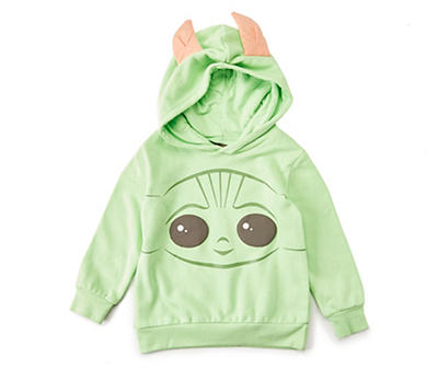 Boy's Green The Mandalorian The Child Character Hoodie