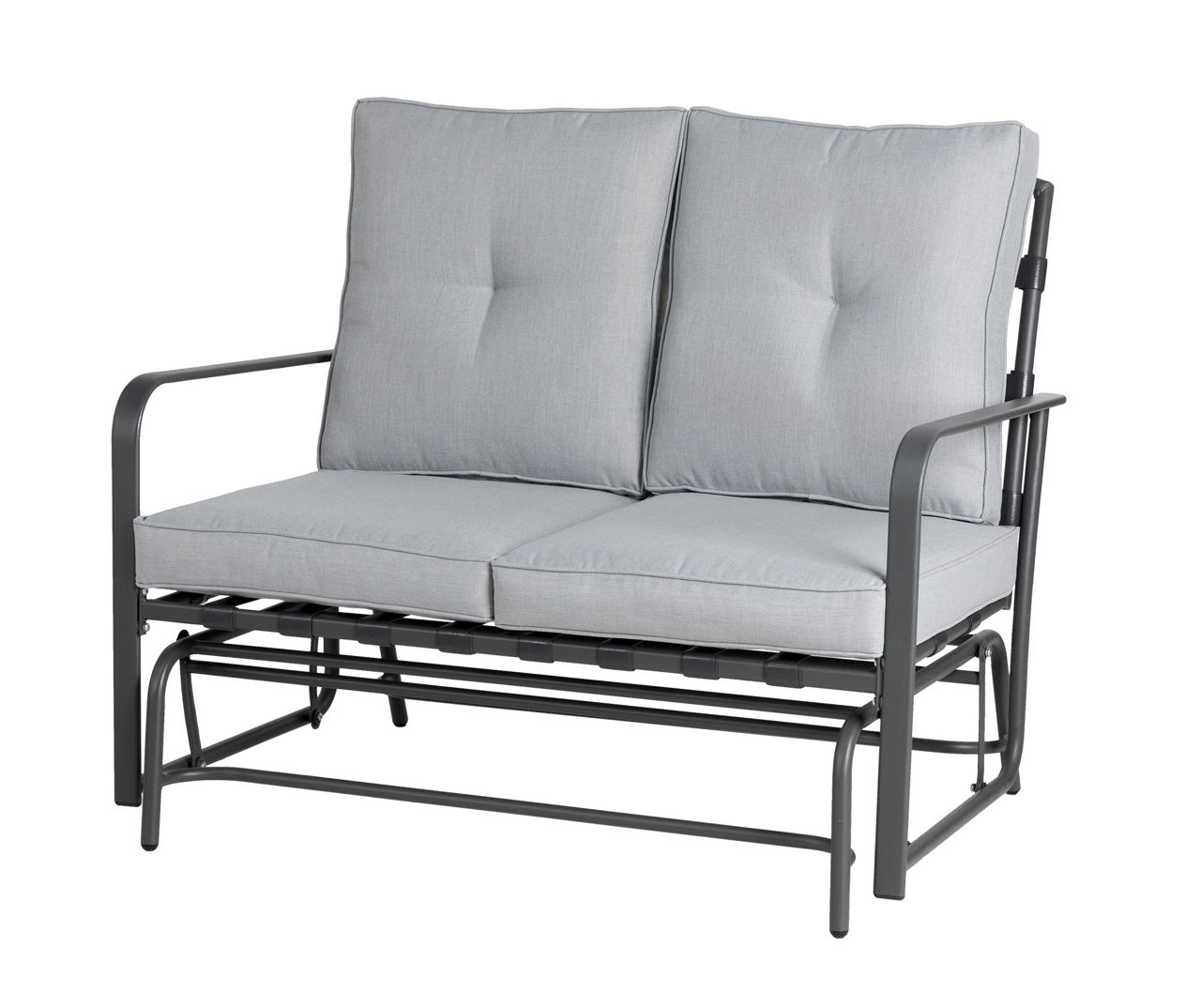 Gliding Cushioned Patio Loveseat Big Lots