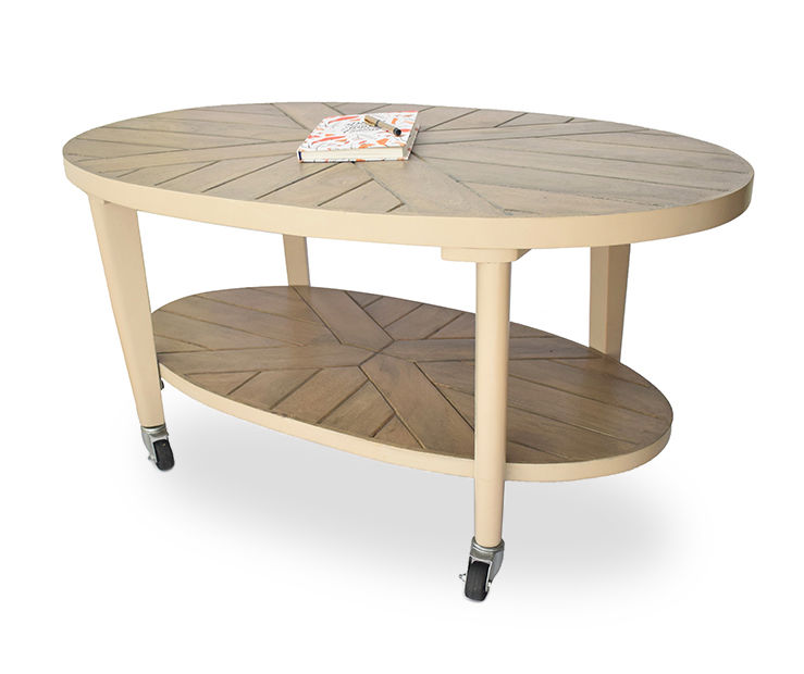 Small rolling deals coffee table