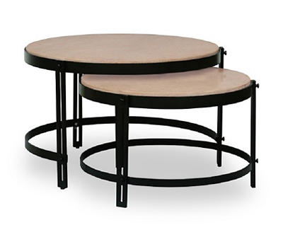 Calcolo 2-Piece Nested Coffee Table Set