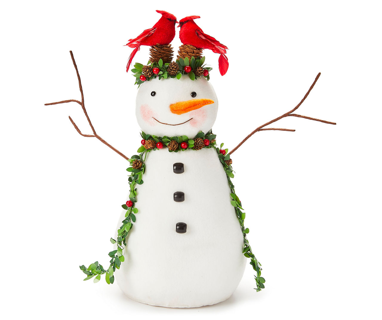 Snowman & Cardinals Tabletop Decor