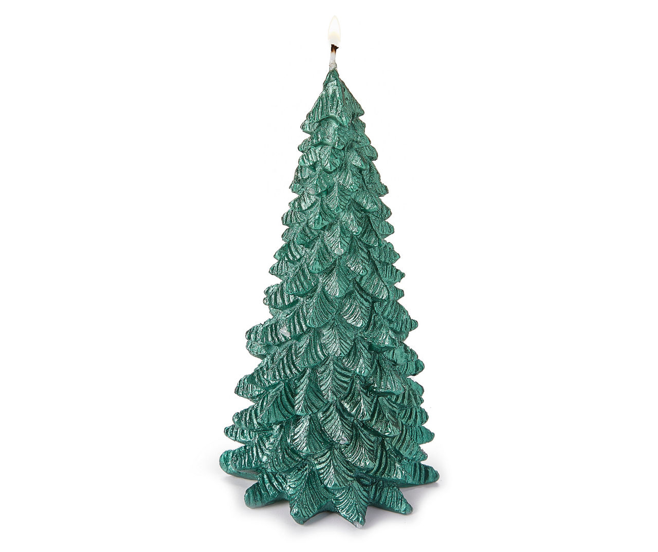 Green Pine Tree Candle, (7.5")