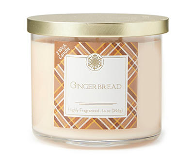 Gingerbread 3-Wick Jar Candle, 14 Oz.