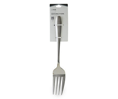 Silver Mirrored Serving Fork