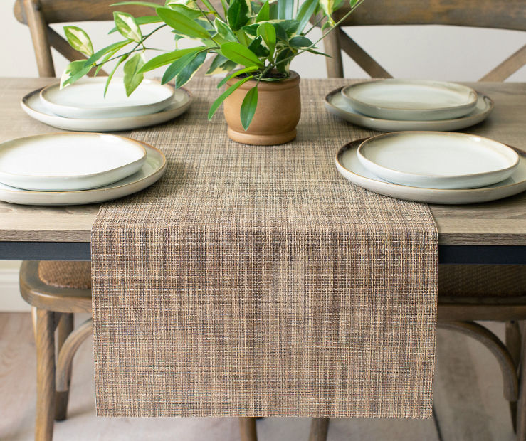 Brown table clearance runner