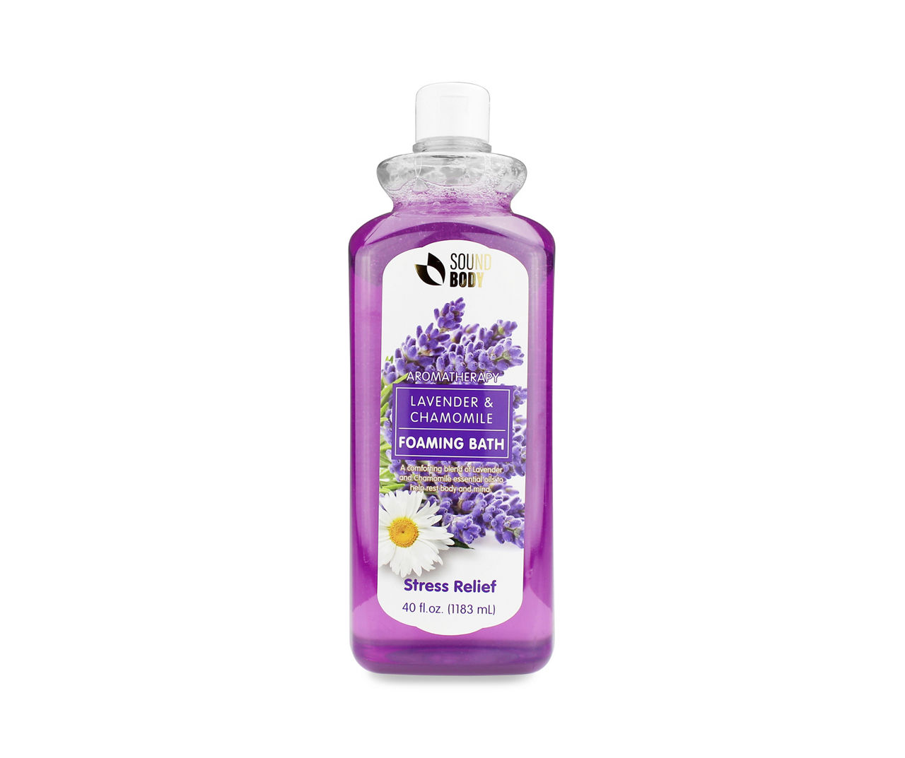 Sound Body Aromatherapy Stress Relief Foaming Bath, 40 Oz. Big Lots