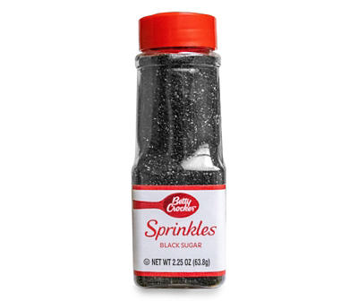 Sprinkles Black Snading Sugar, 2.25 Oz.
