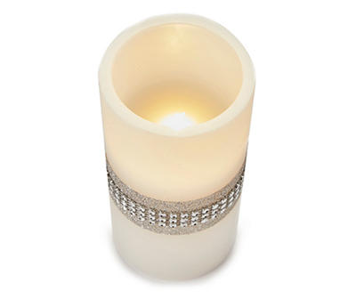 FC 3X6 BLING LED CANDLE W/TIMER