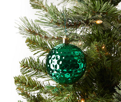 Red, Green & Gold Ball 28-Piece Shatterproof Plastic Ornament Set