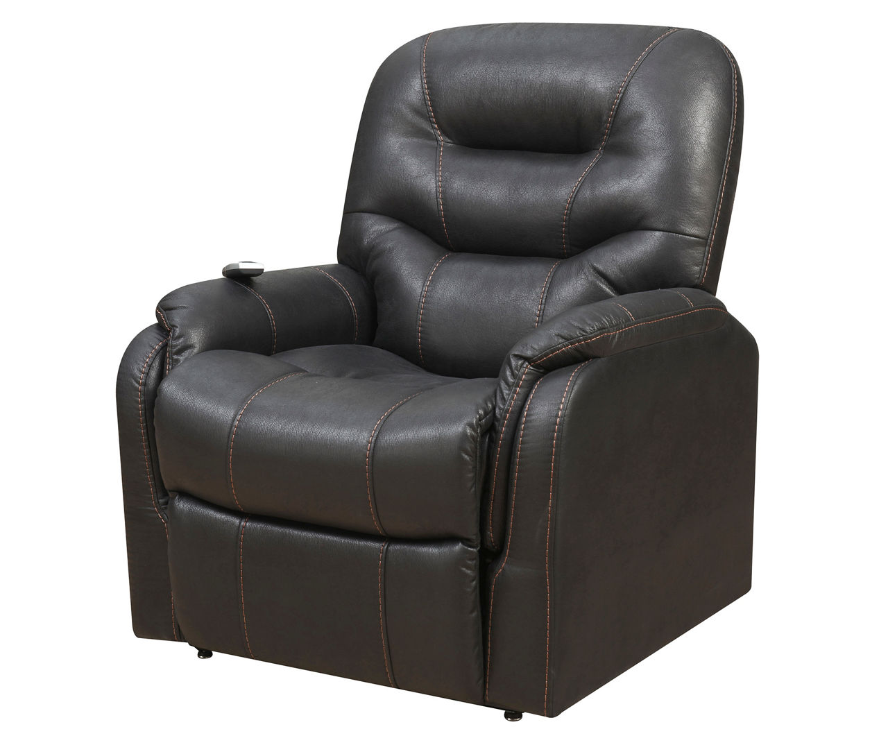 Badlands Black Faux Leather Heat Massage Lift Chair Big Lots