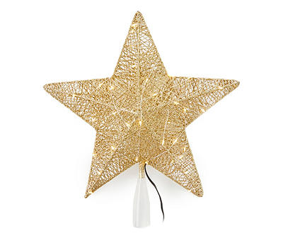 Gold Star 8-Function LED Tree Topper