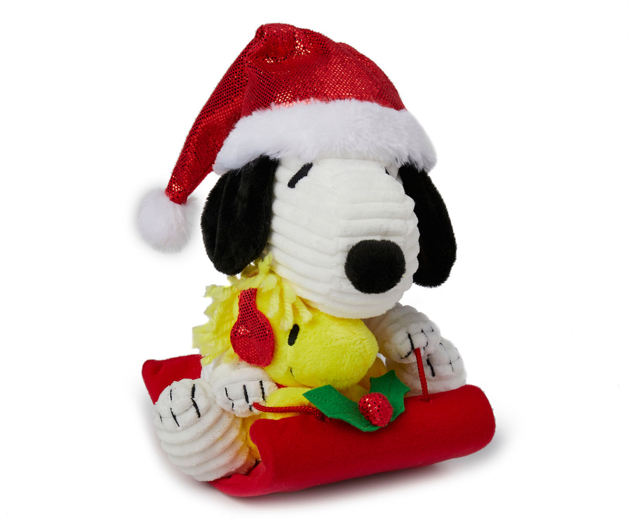 9.06 in. Animated Plush LightShow Snoopy with Present 15251 - The