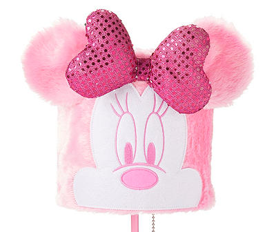 Light Pink Minnie Mouse With Bow Table Lamp