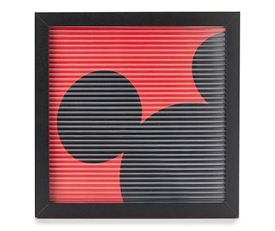 Black & Red Mickey Silhouette 145-Piece Message Board Set