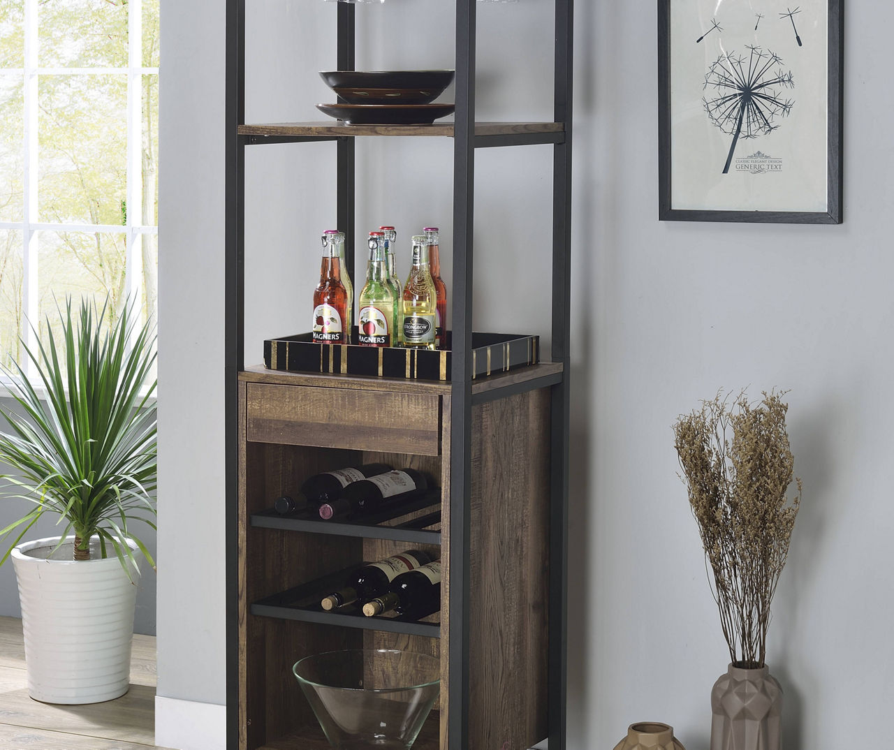 Big Lots - Use a wine rack in your bathroom to store your bath