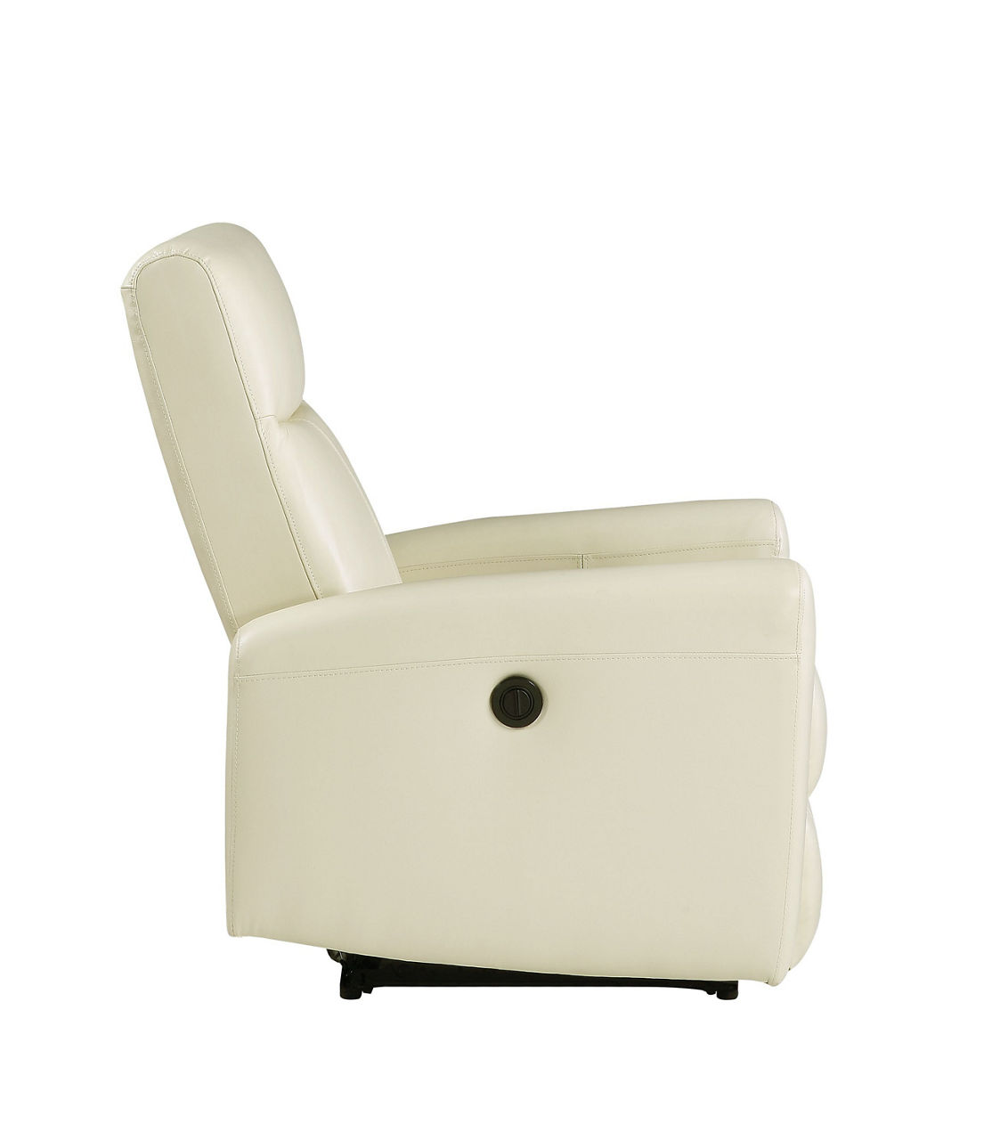 Aashi Navy Blue Leather Match Power Recliner