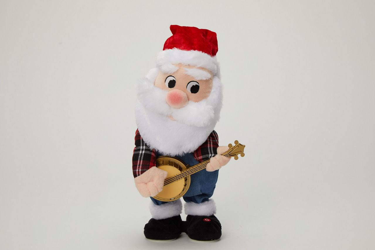 animated santa plush