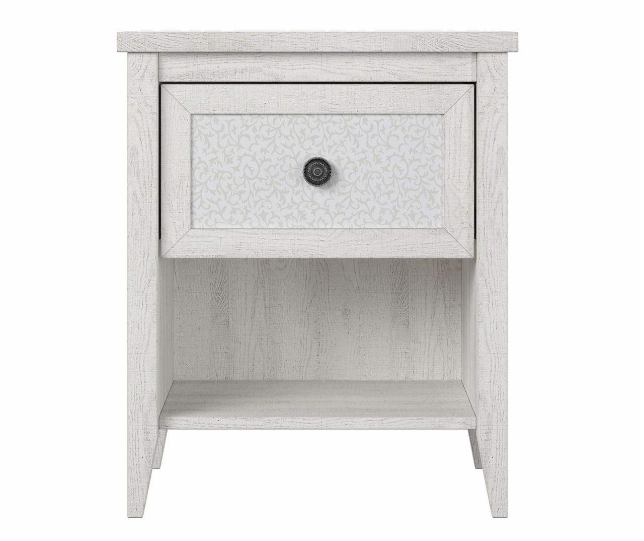Chelsea White 1Drawer Wood Nightstand Big Lots